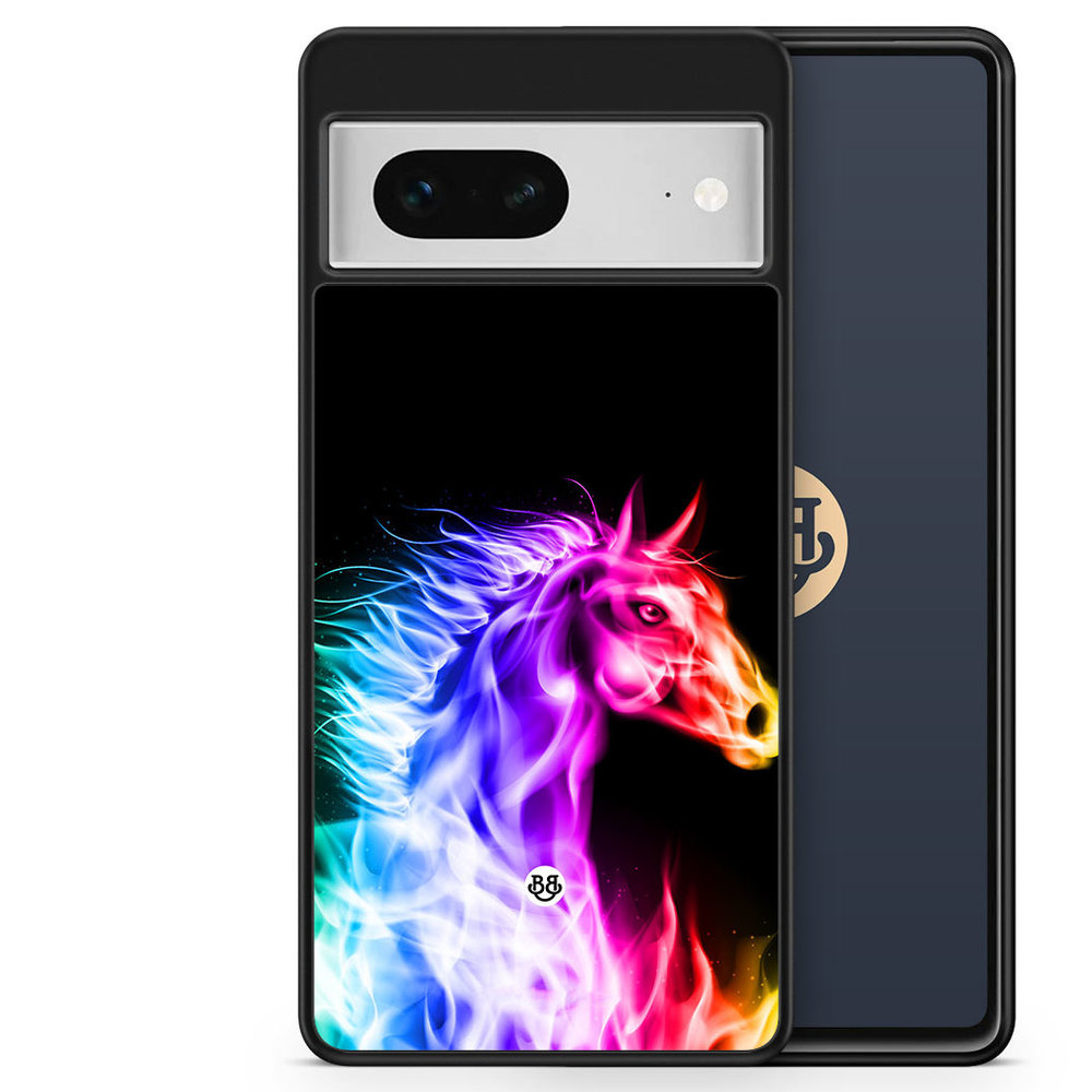 Google Pixel 7 Case - Flames Horse