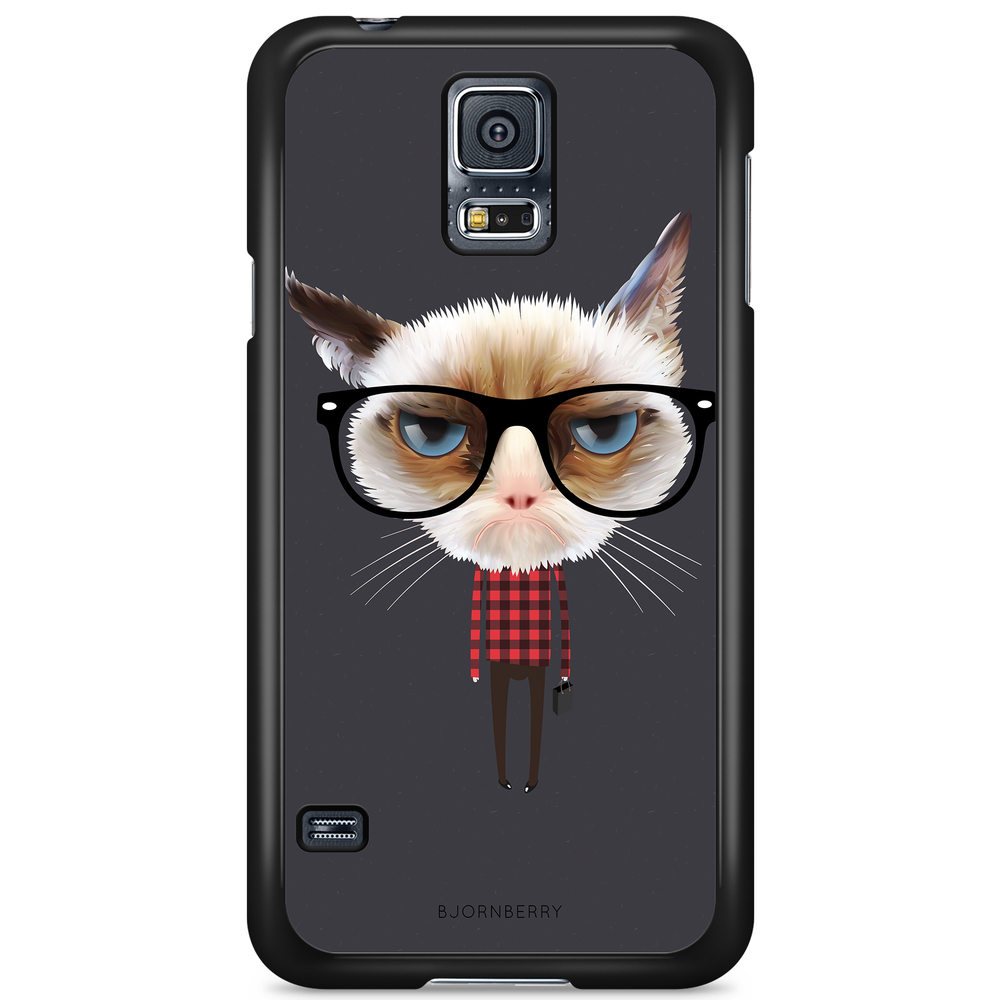 Samsung Galaxy S5/S5 NEO Case - Hipster Cat