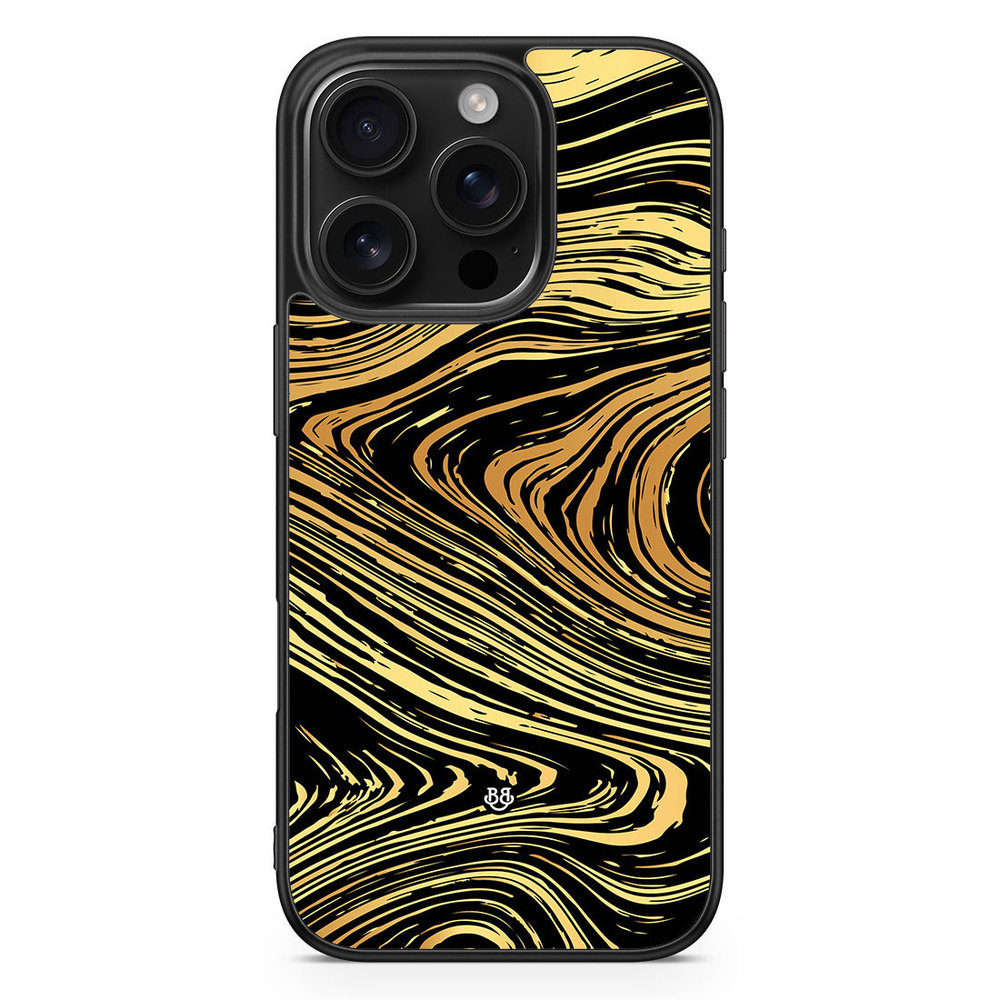 iPhone 16 Pro Case - Gold Marble