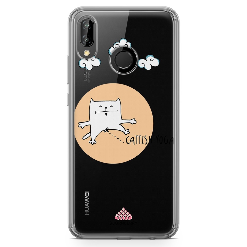Huawei P20 Lite Fashion Case - Cattish Yoga