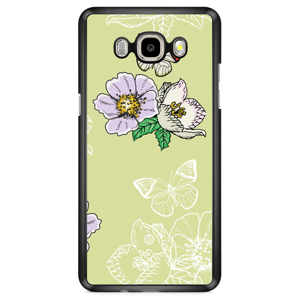 Samsung Galaxy J7 (2016) Case - Butterfly Flower
