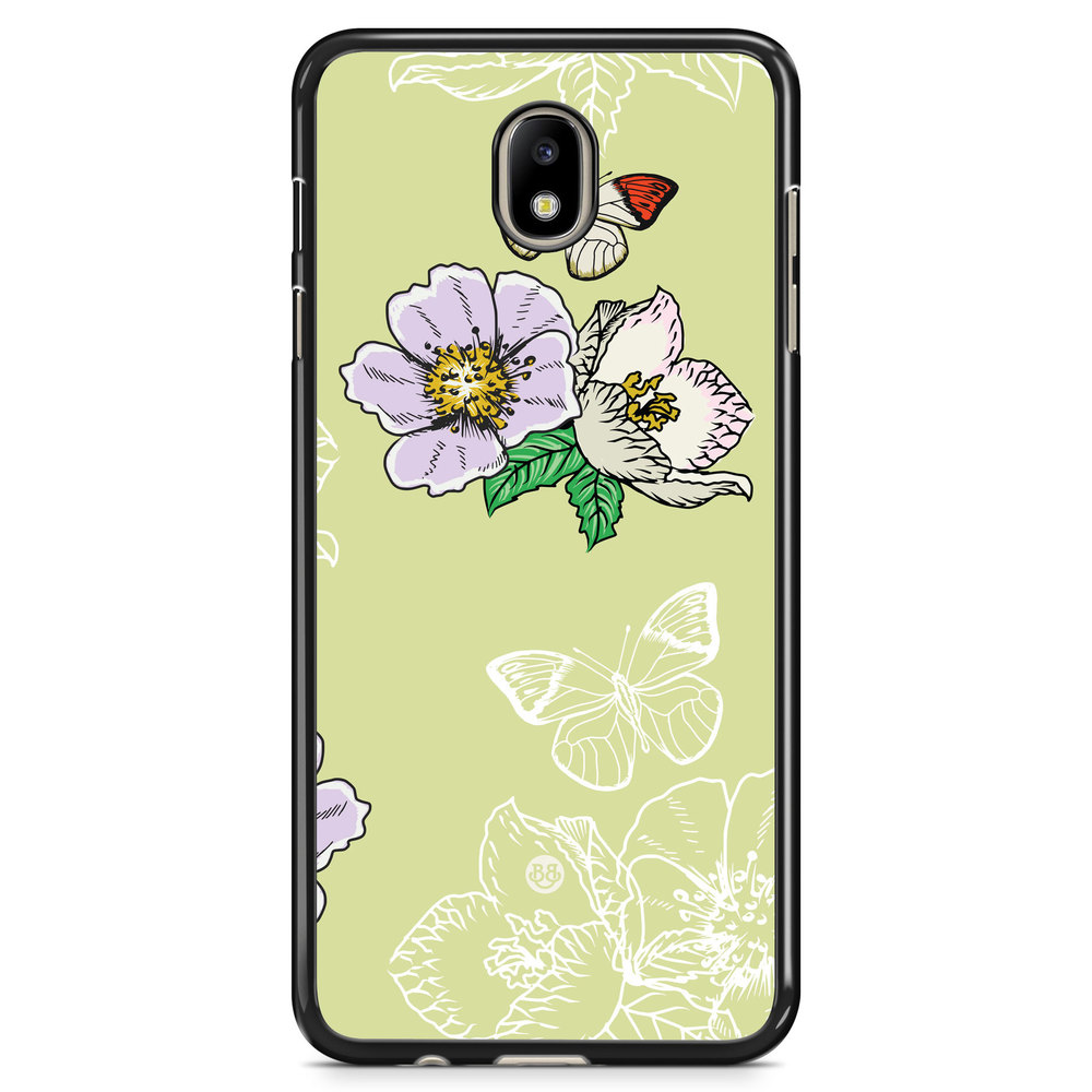 Samsung Galaxy J7 (2017) Case - Butterfly Flower