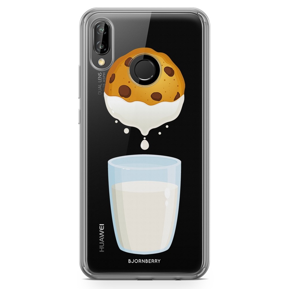 Huawei P20 Lite Fashion Skal - Mjölk & Kakor
