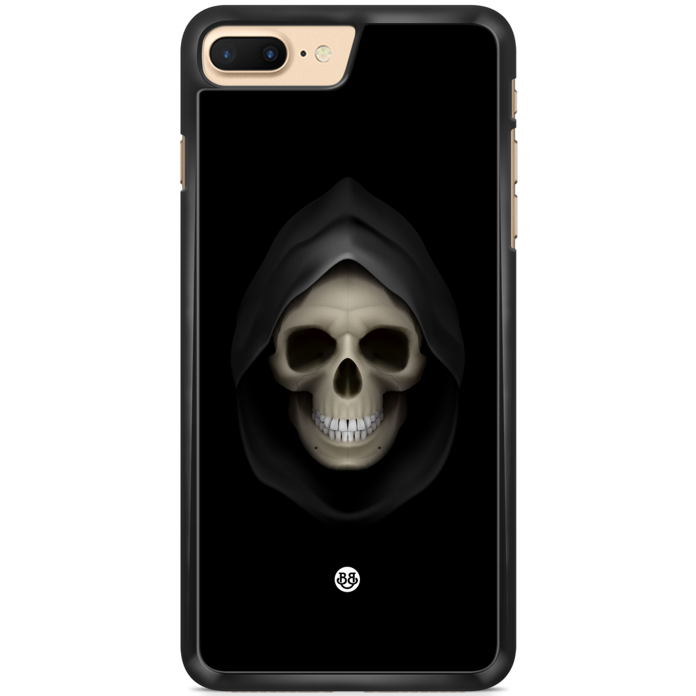 iPhone 7 Plus Case - Svart Dödskalle