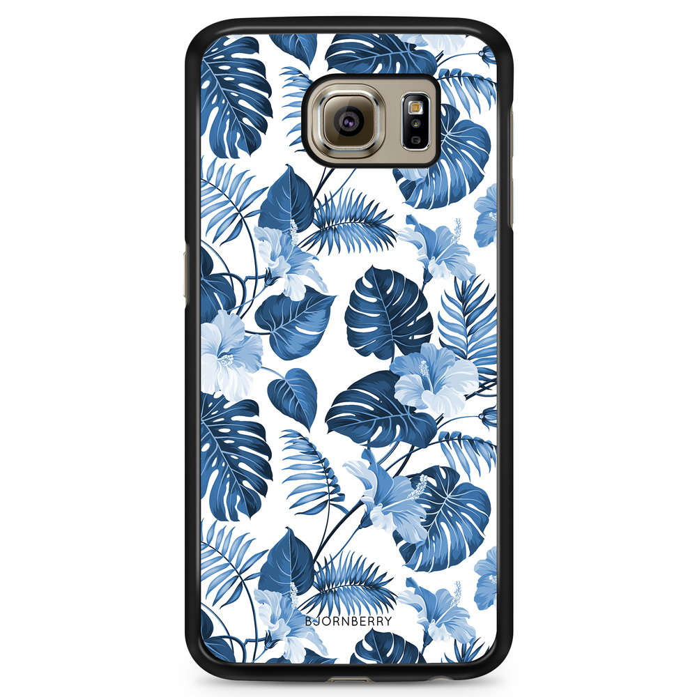 Samsung Galaxy S6 Case - Blue Flowers
