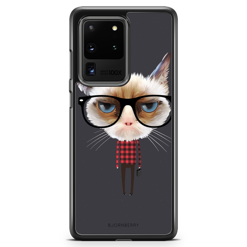 Samsung Galaxy S20 Ultra Case - Hipster Cat
