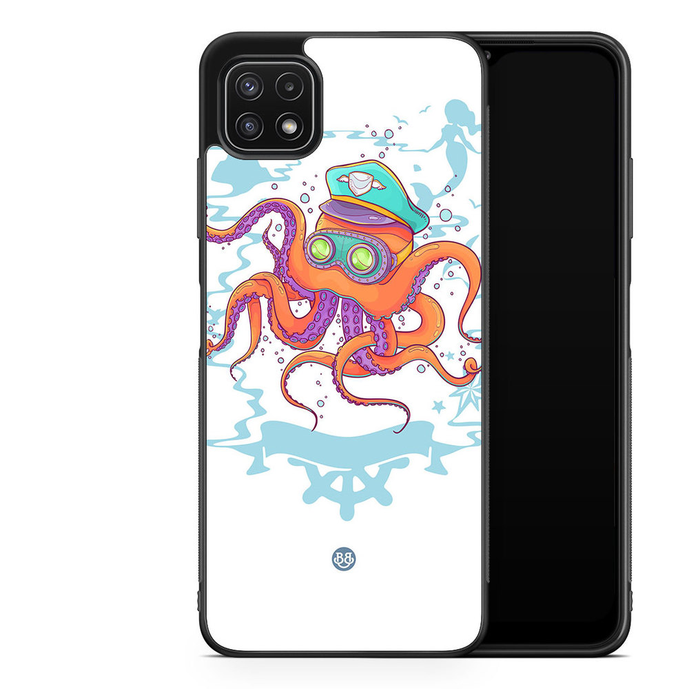 Samsung Galaxy A22 5G Case - Captain Octopus