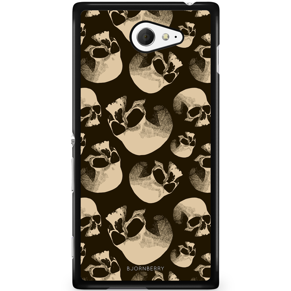 Sony Xperia M2 Aqua Case - Skull Pattern