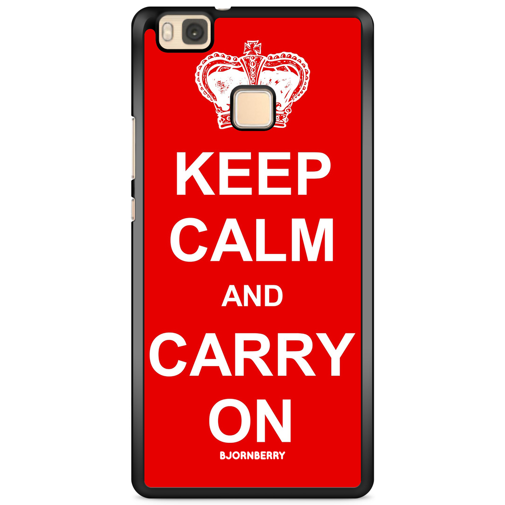 Huawei P9 Lite Case - Keep calm carry on