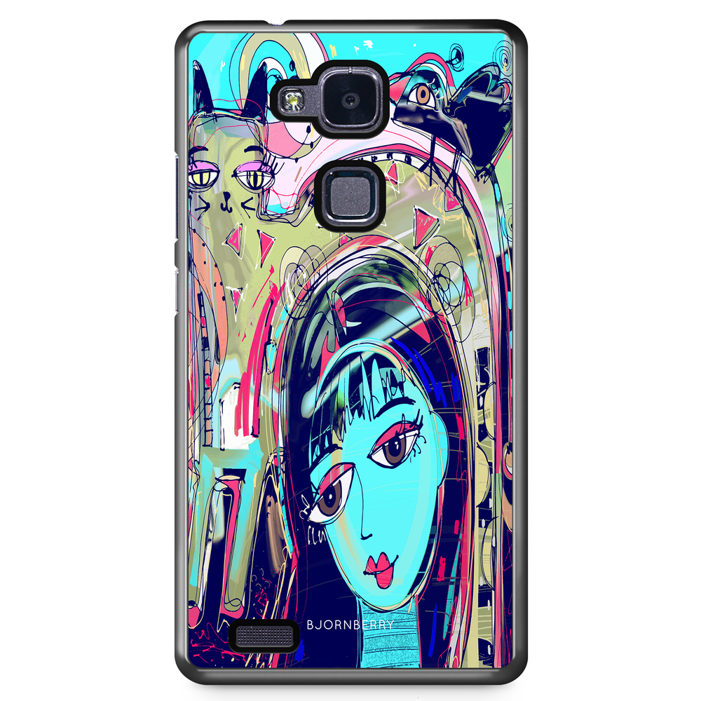 Huawei Honor 5X Case - Abstract Cat