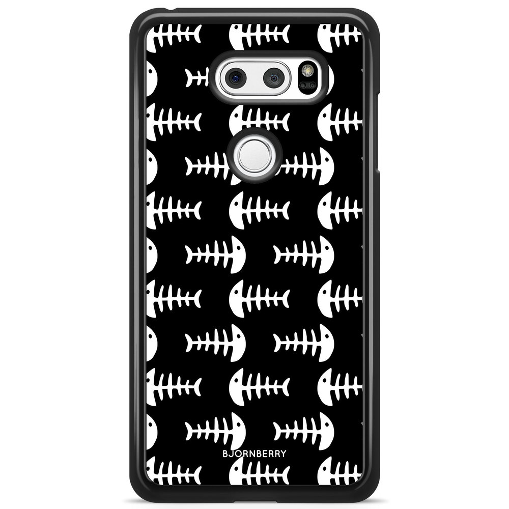 LG V30 Case - Fish Skeleton