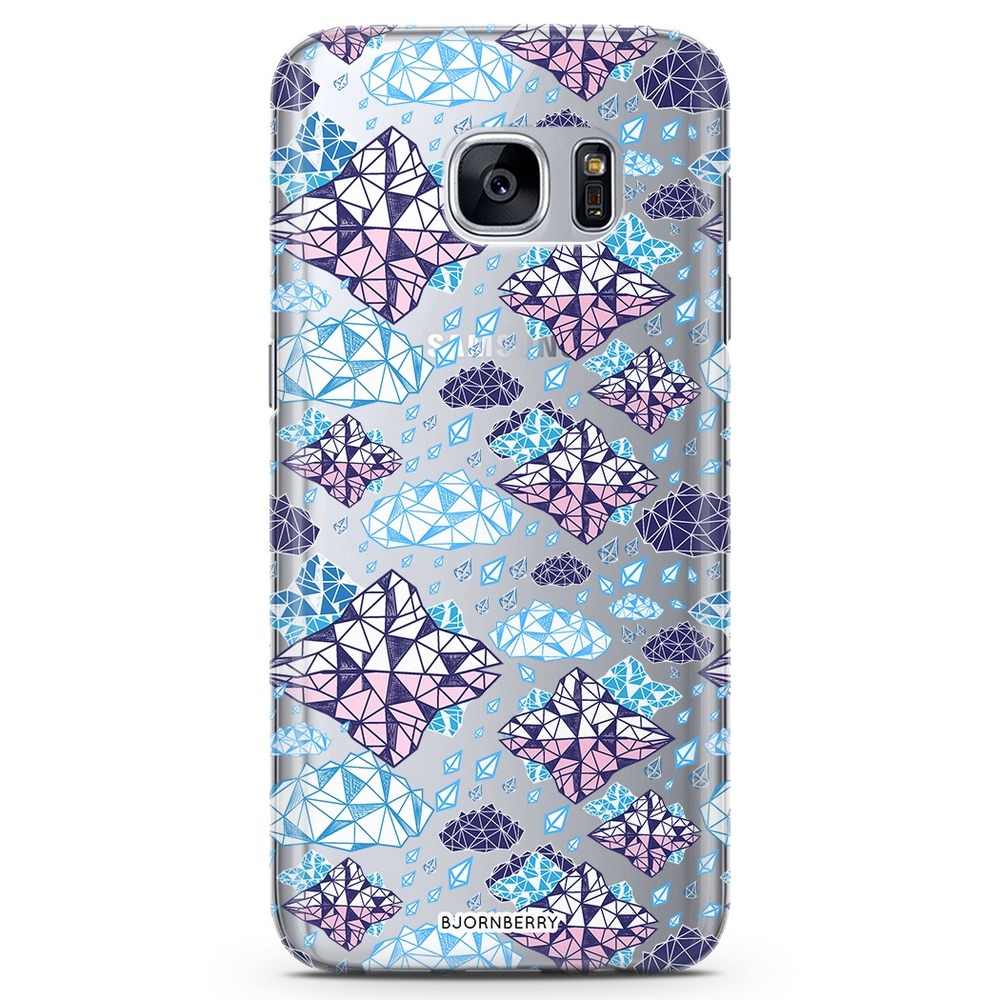 Samsung Galaxy S7 Edge TPU Case - Geometric Clouds