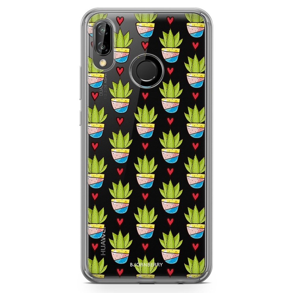 Huawei P20 Lite Fashion Case - Cactus Pattern
