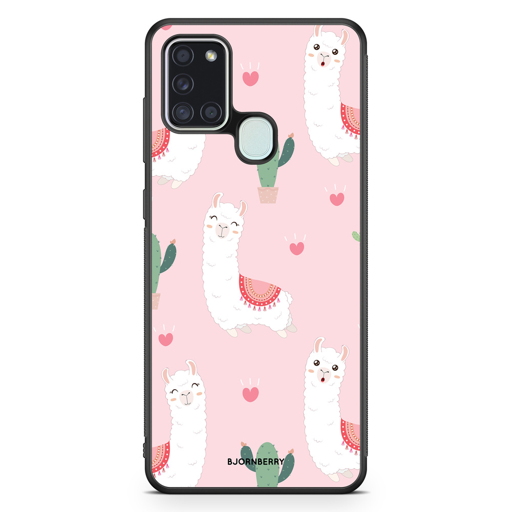 Samsung Galaxy A21s Case - Llama Pattern