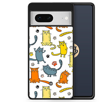 Google Pixel 7 Case - Cat Pattern