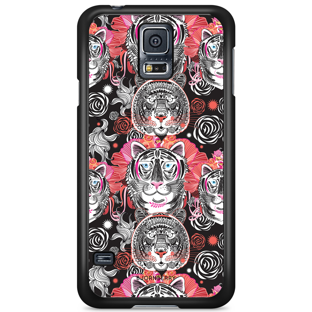 Samsung Galaxy S5/S5 NEO Skal - Teknade Tigrar