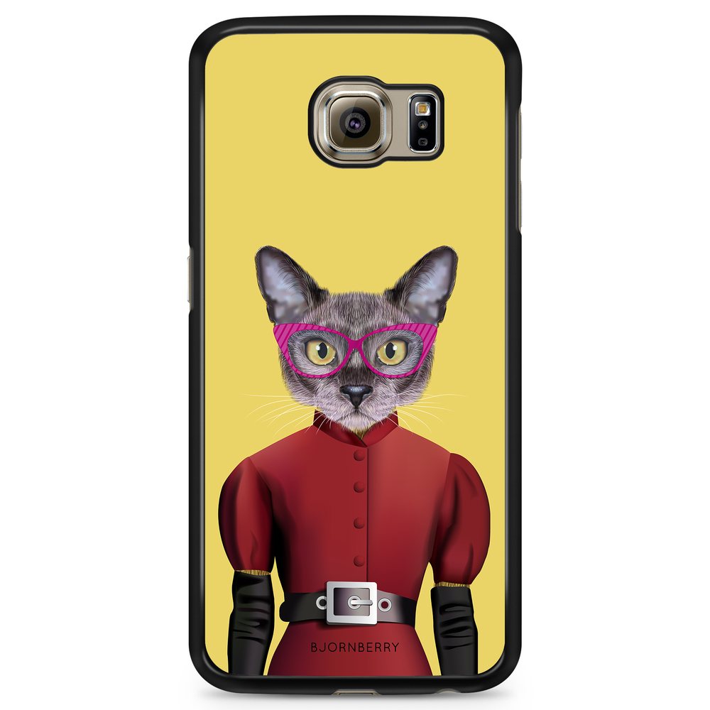 Samsung Galaxy S6 Edge+ Case - Hipster Cat