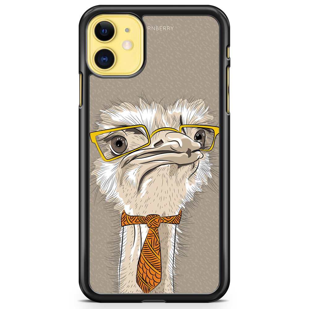iPhone 11 Case - Hipster Ostrich