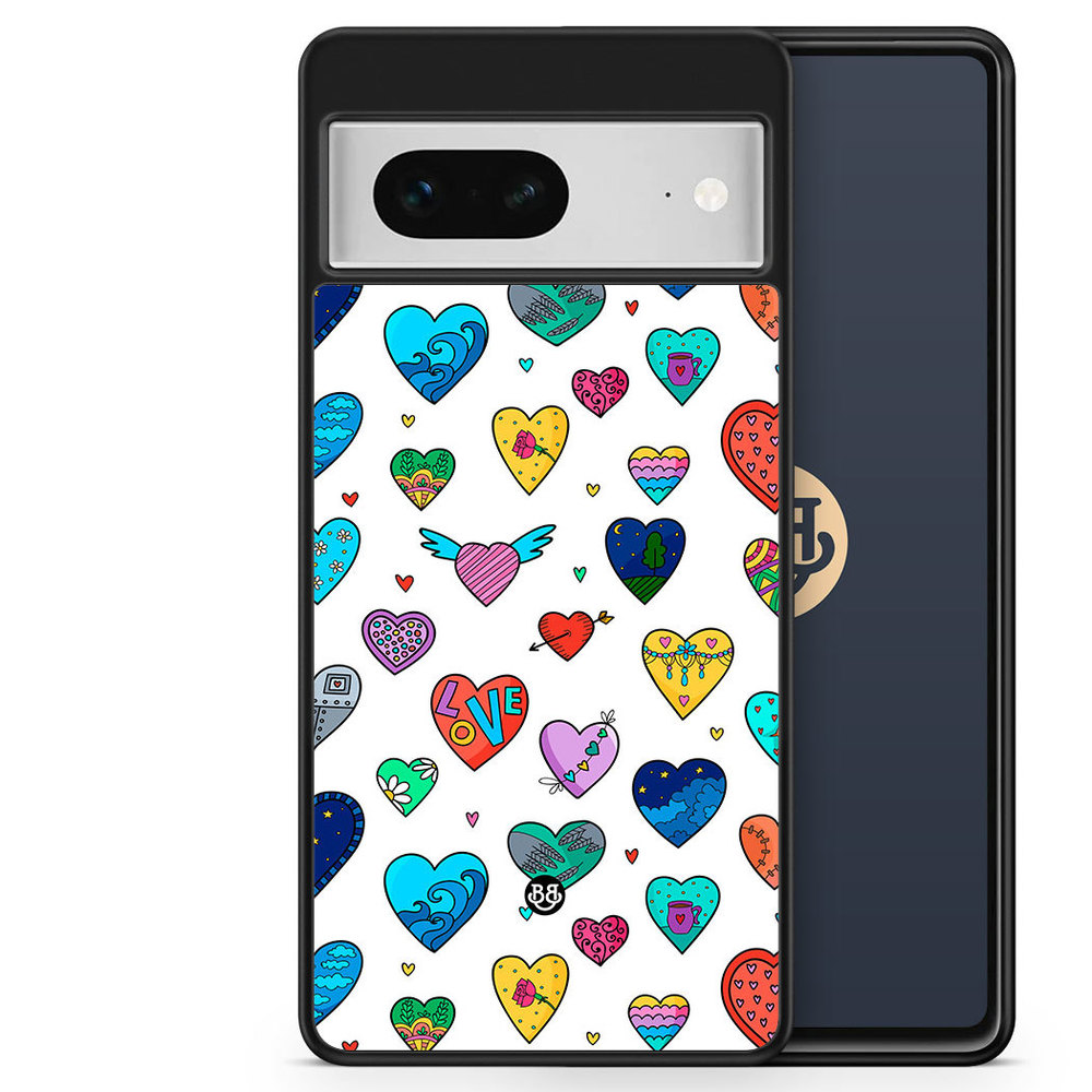 Google Pixel 7 Case - Hearts