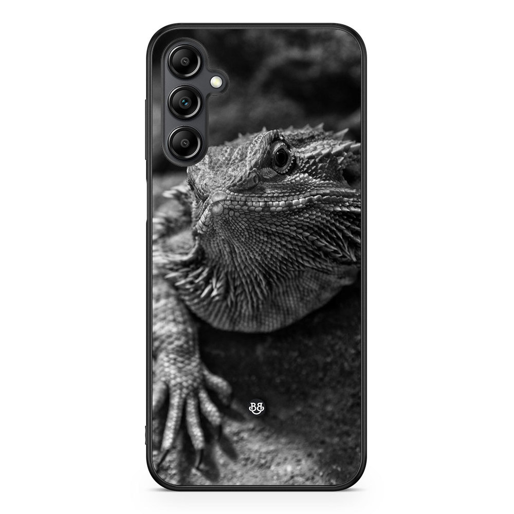 Samsung Galaxy A14 4G/5G Case - Black/White Lizard