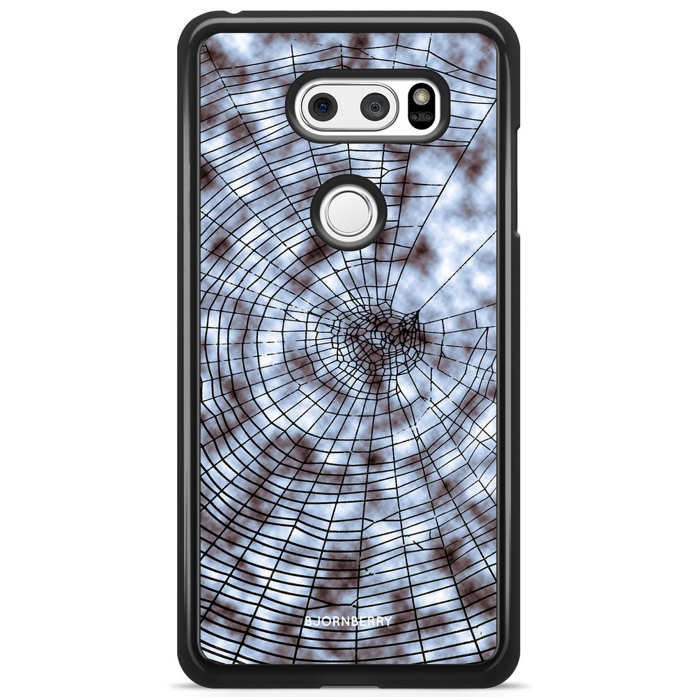 LG V30 Case - Black Spiderweb