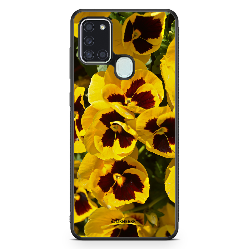 Samsung Galaxy A21s Case - Yellow Spring Flower