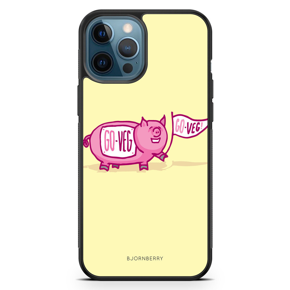iPhone 12 Pro Case - Pink Pig