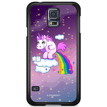 Samsung Galaxy S5/S5 NEO Skal - Bajsande Enhörning