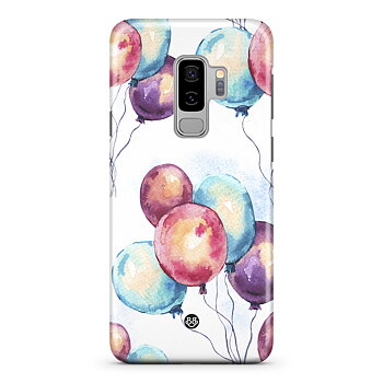 Samsung Galaxy S9 Plus Premium Skal - Watercolor Balloons