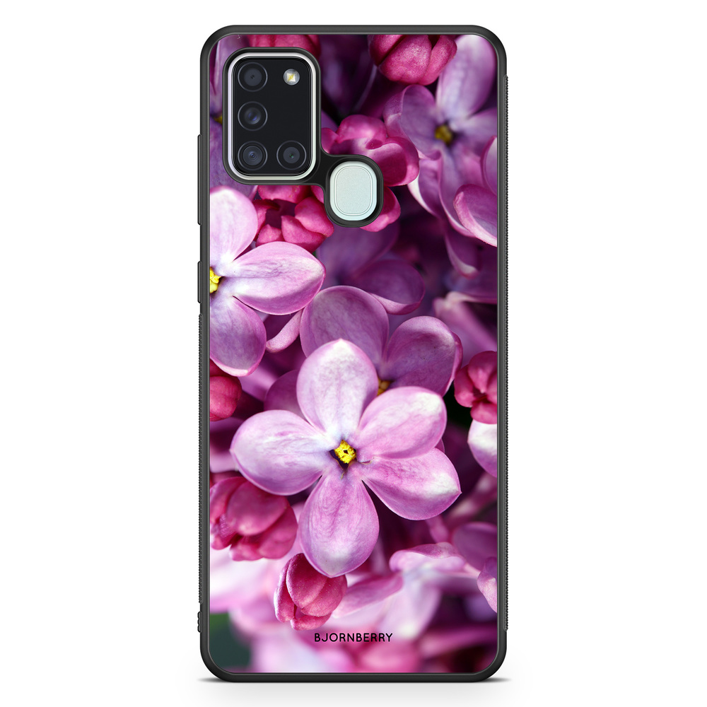 Samsung Galaxy A21s Case - Purple Spring Flower