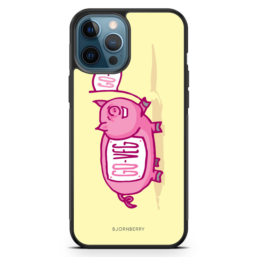 iPhone 12 Pro Case - Pink Pig