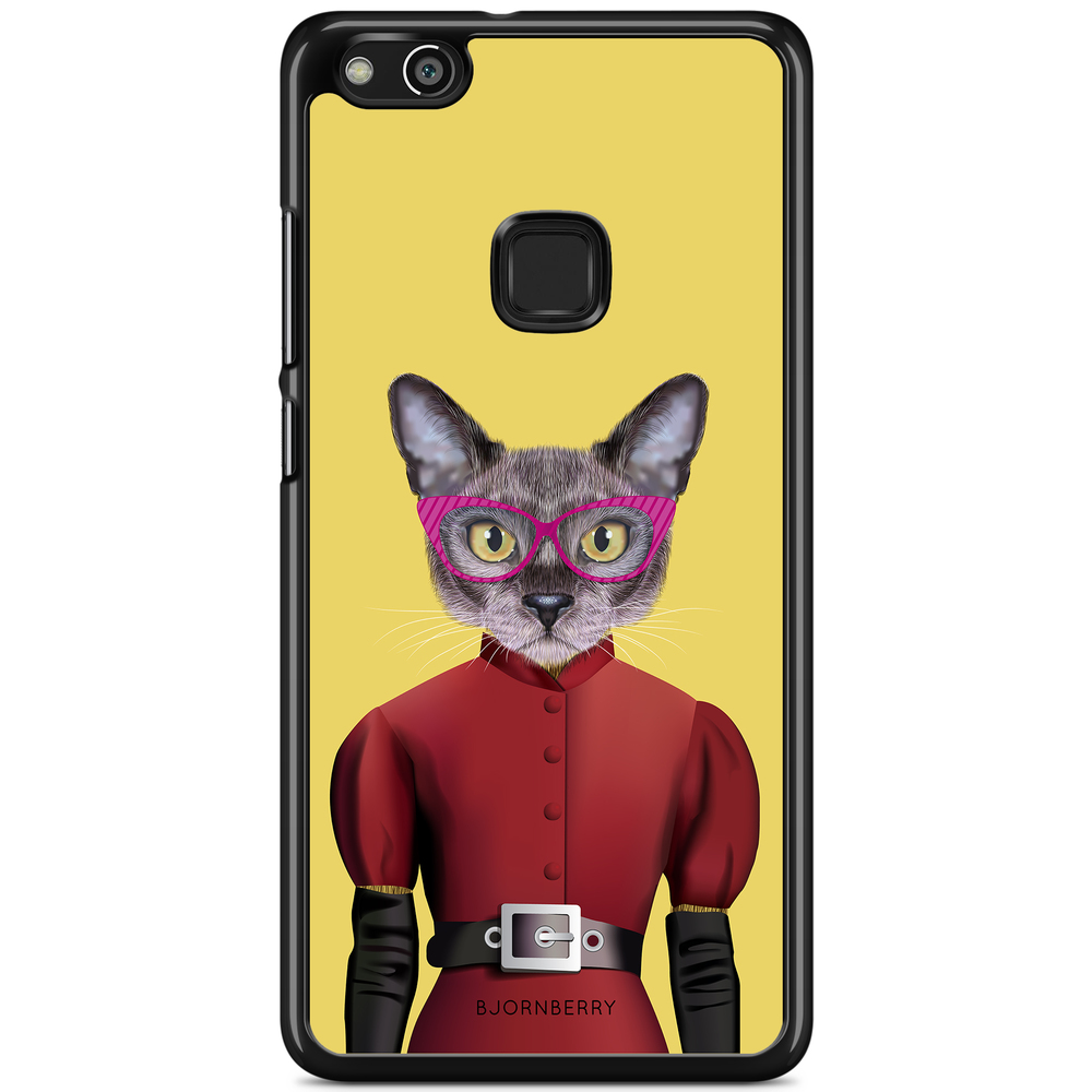Huawei P10 Lite Case - Hipster Cat