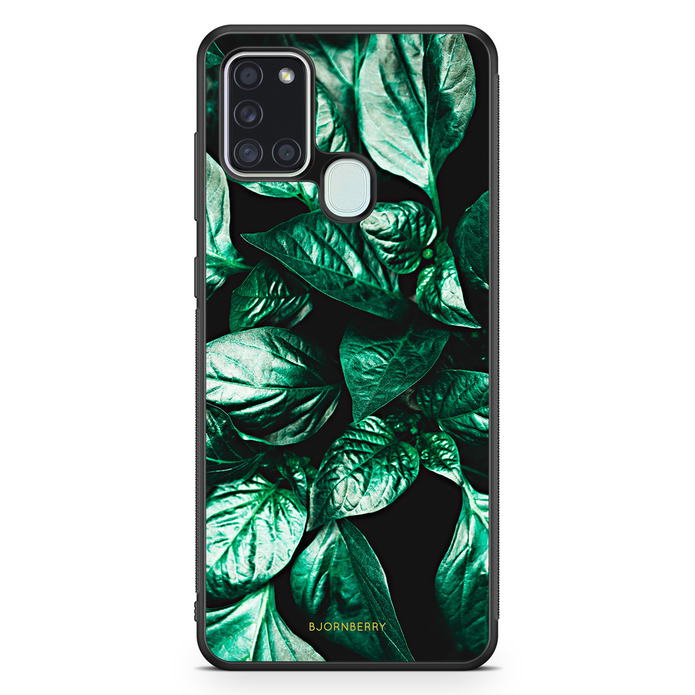 Samsung Galaxy A21s Case - Green Leaves