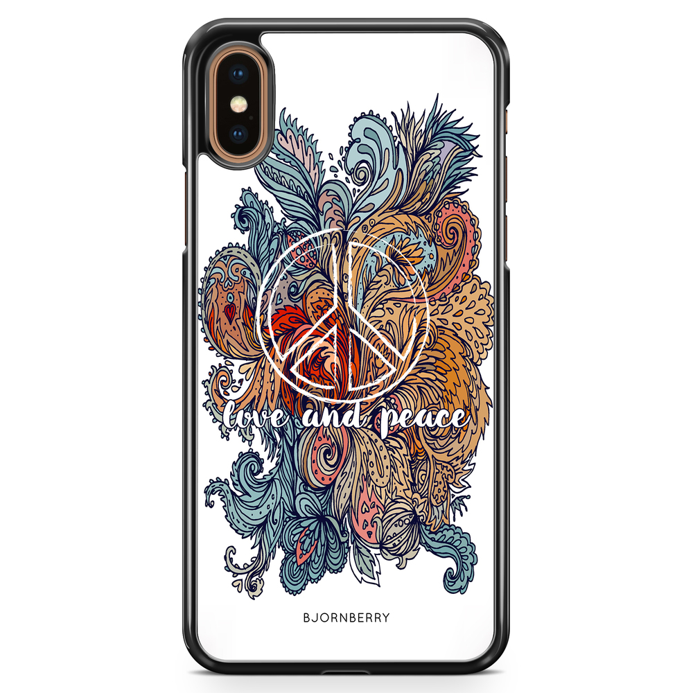 iPhone XS Max Case - Love and Peace