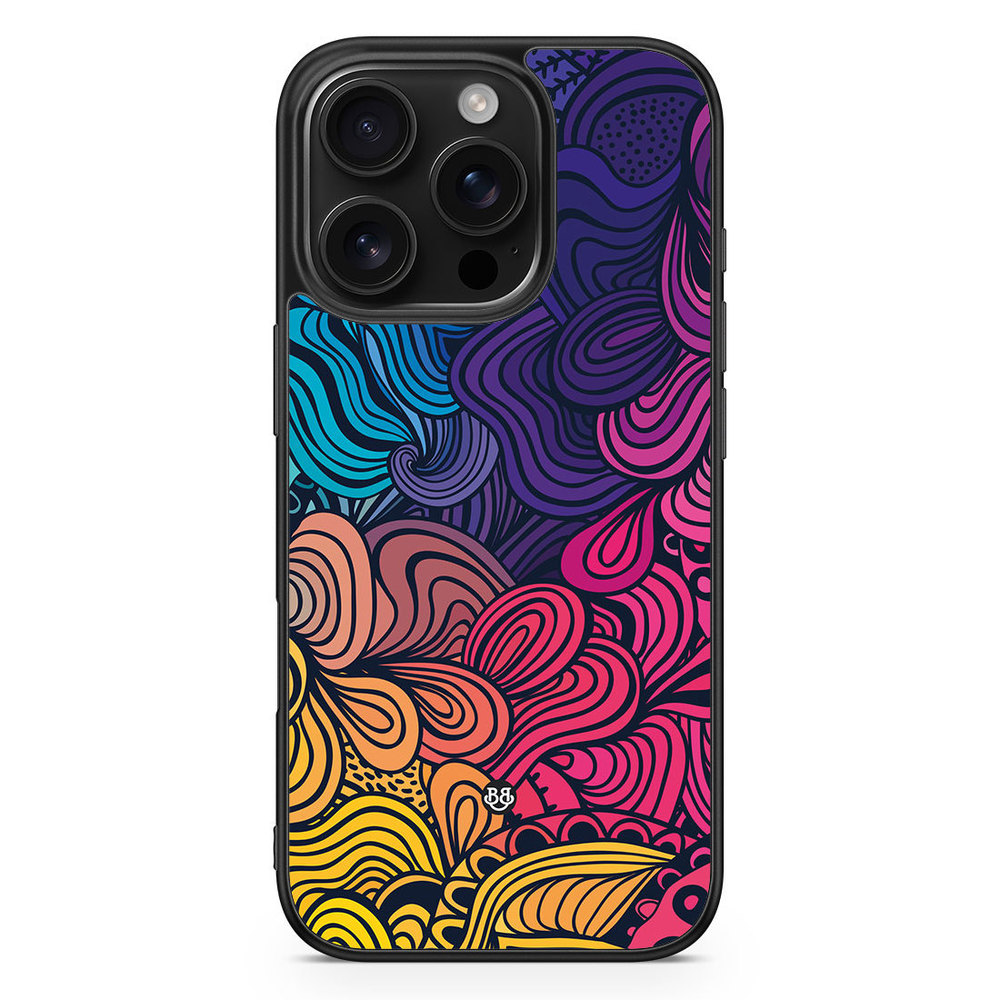 iPhone 16 Pro Case - Retro Flowers