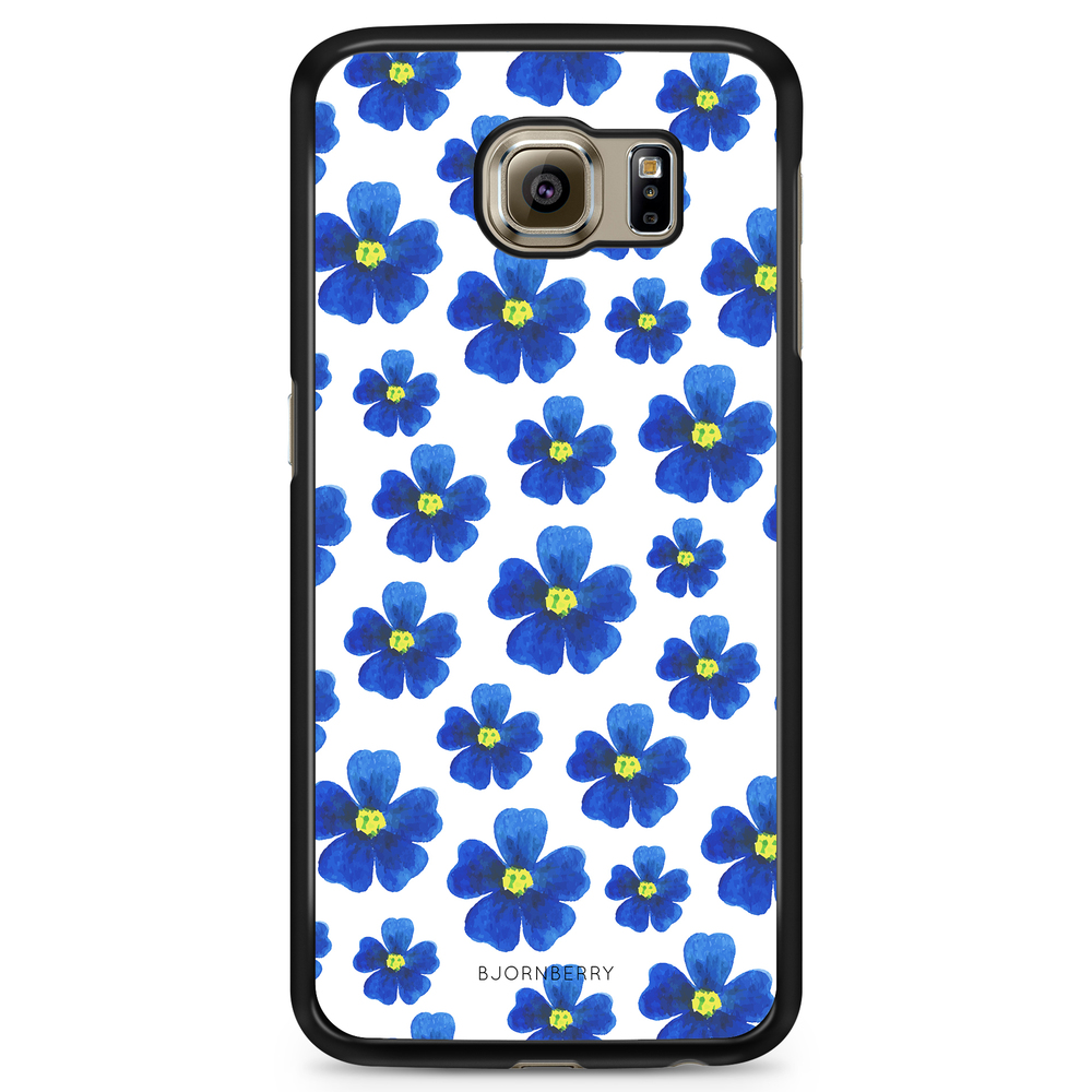 Samsung Galaxy S6 Edge+ Case - Blue Flowers