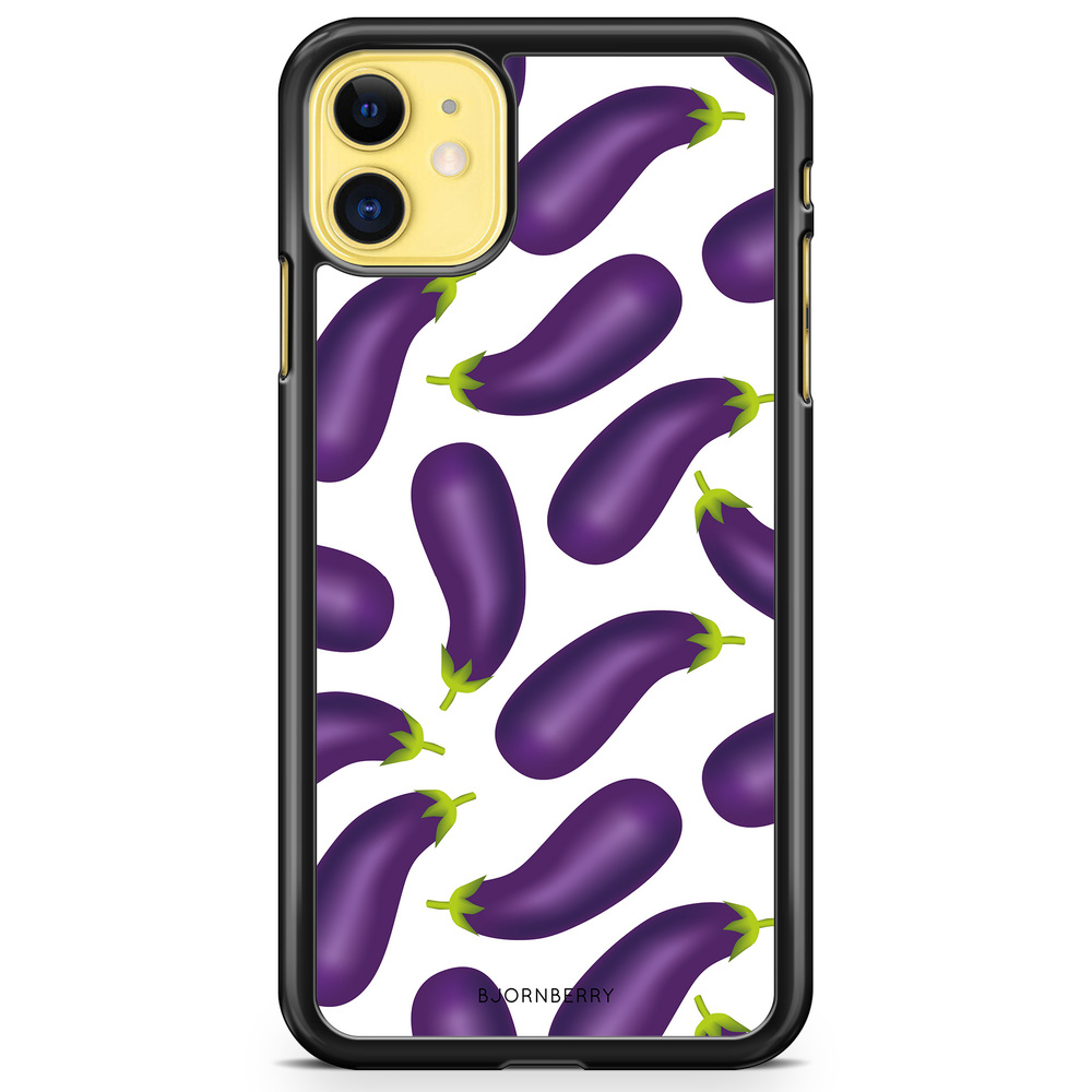 iPhone 11 Case - Eggplant Pattern