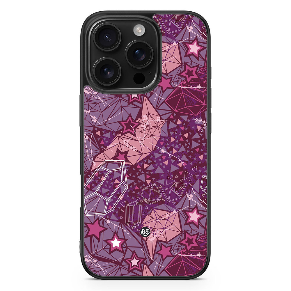 iPhone 16 Pro Case - Purple Stars