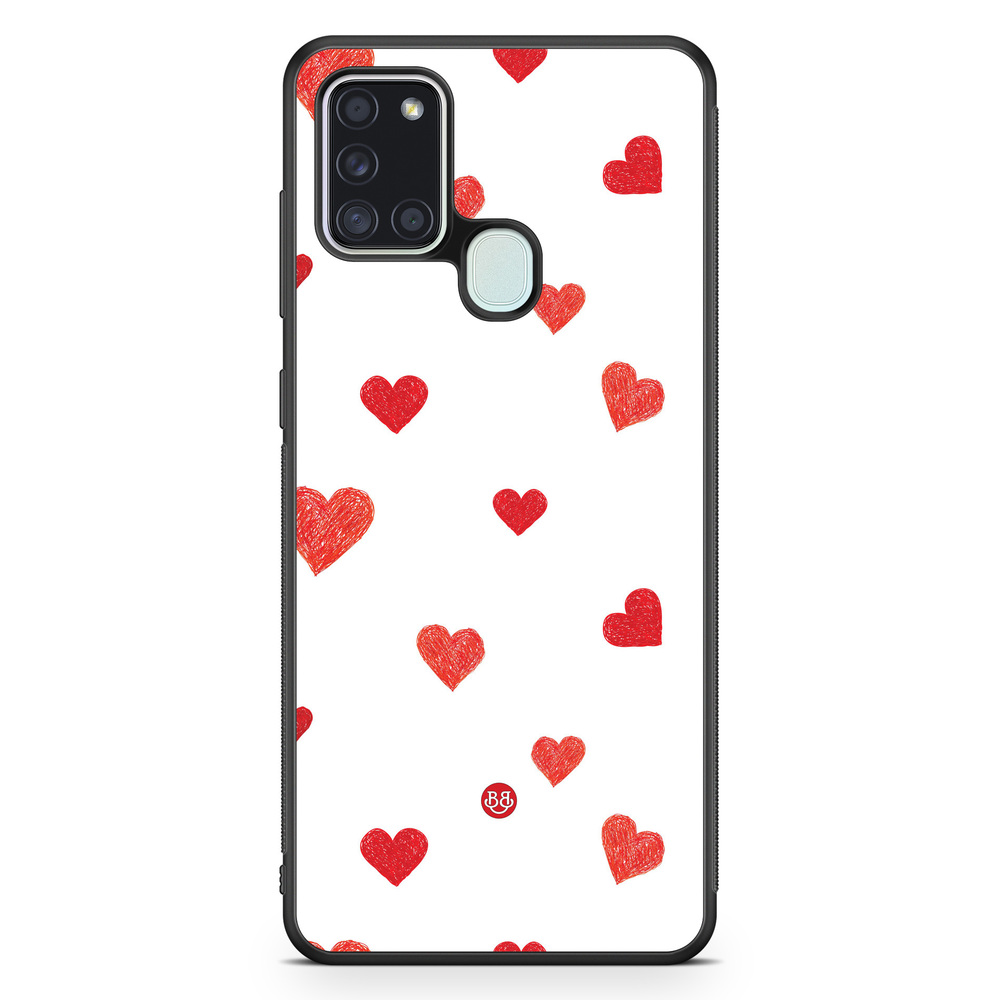 Samsung Galaxy A21s Case - Painted Heart