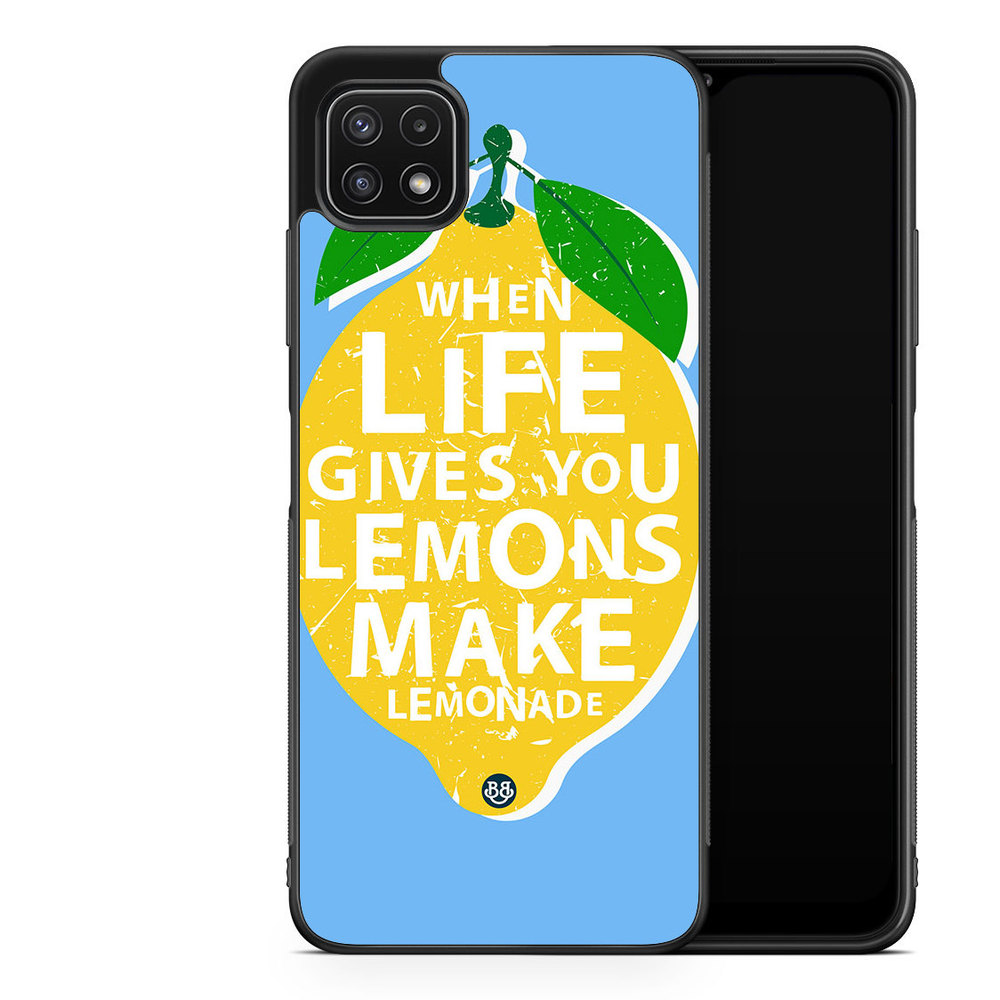 Samsung Galaxy A22 5G Case - Lemon Quote