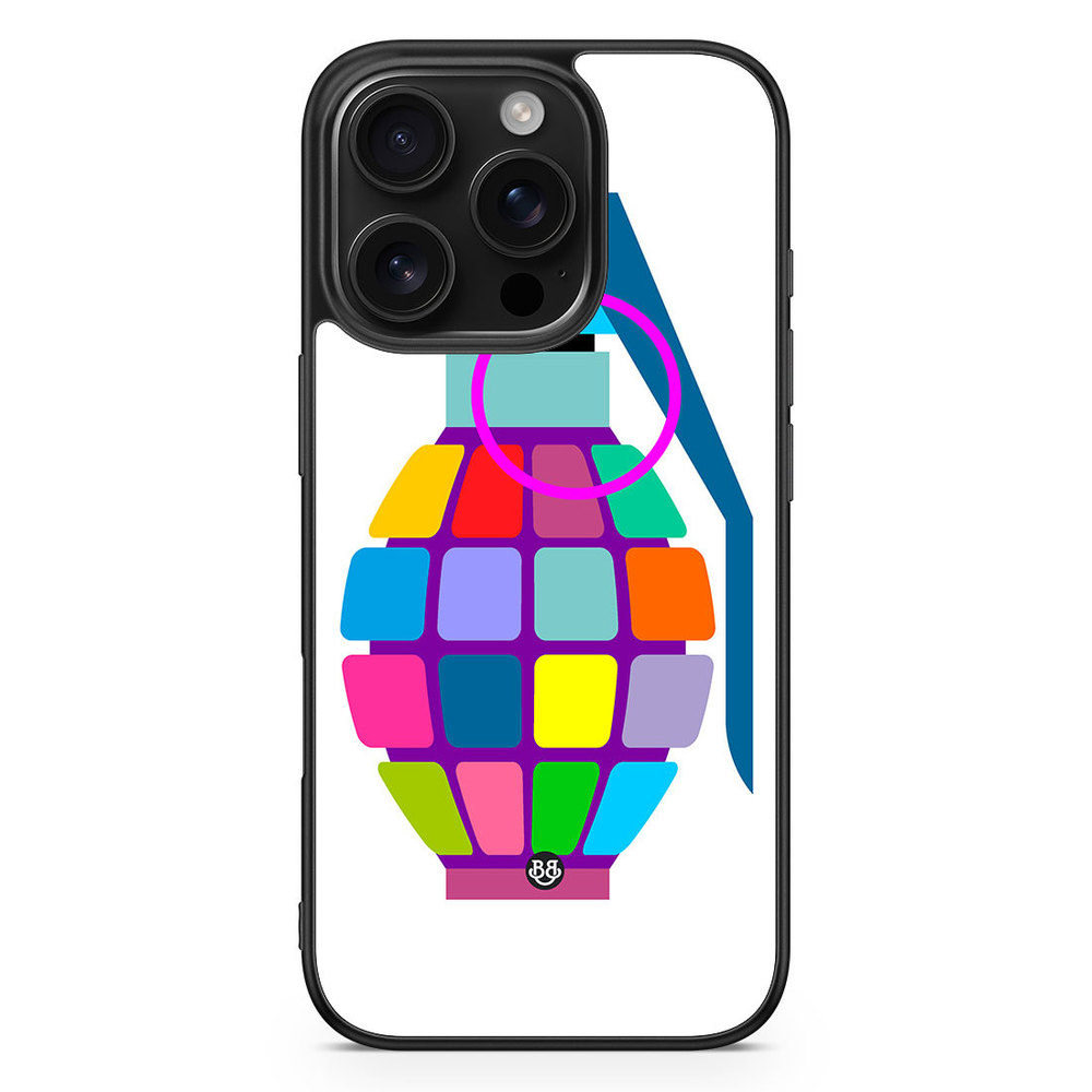 iPhone 16 Pro Case - Color hand grenade