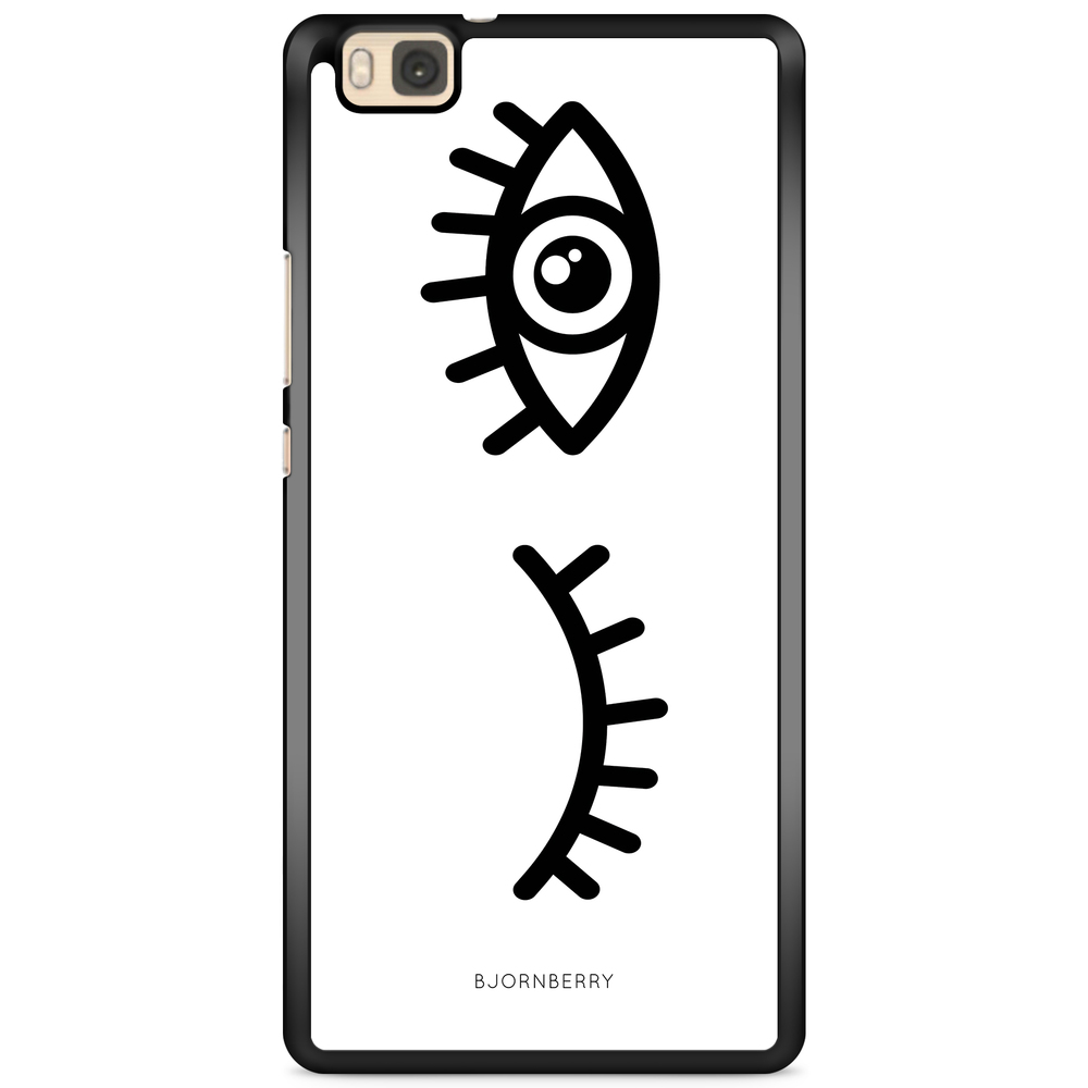 Huawei P8 Lite Case - Black Eyes