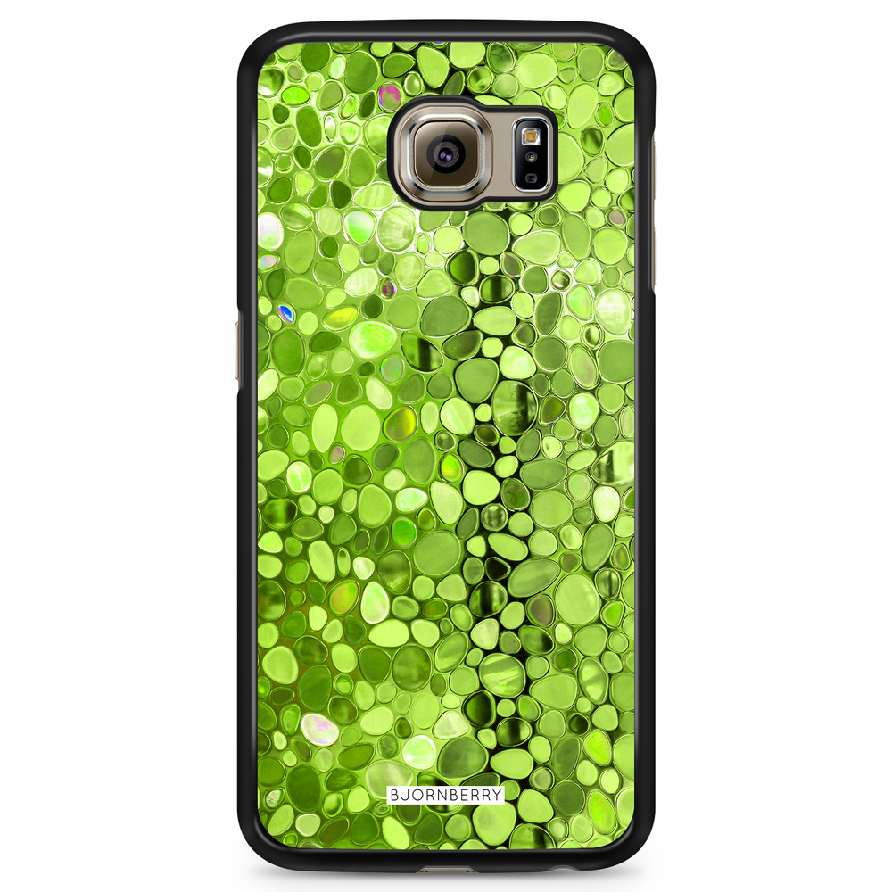 Samsung Galaxy S6 Edge+ Case - Stained Glass Green