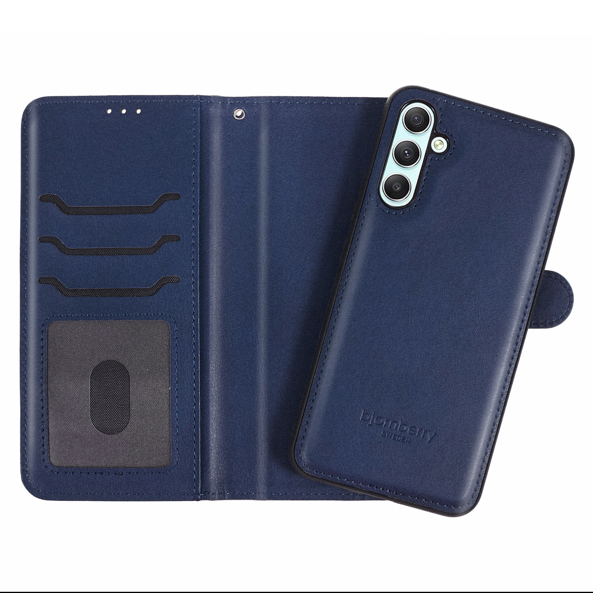 Samsung Galaxy A34 5G Magnet Wallet Case - Navy Blue - 2