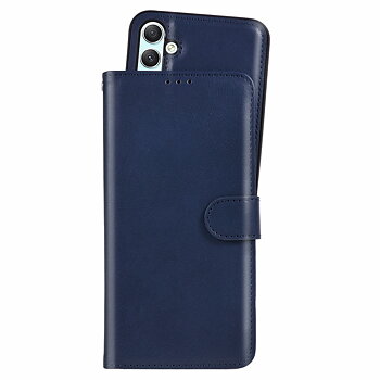 Samsung Galaxy A34 5G Magnet Wallet Case - Navy Blue