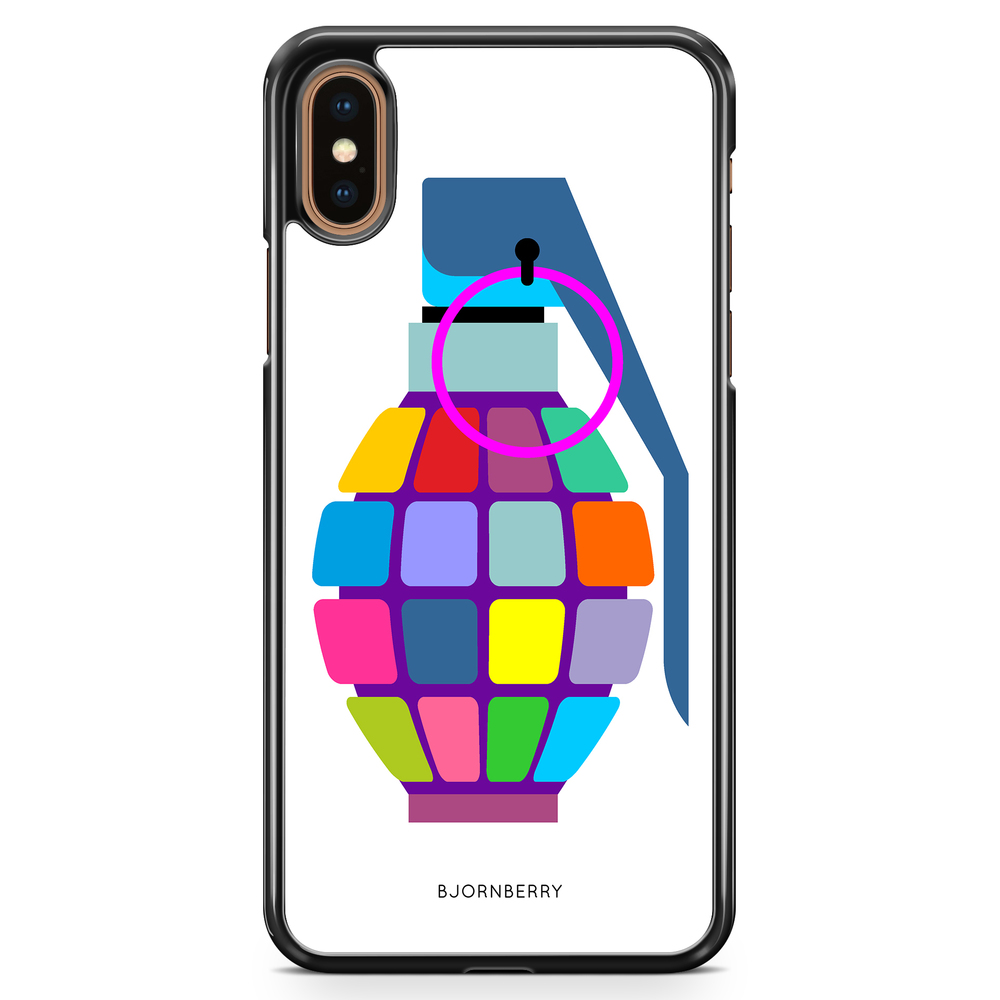 iPhone XS Max Case - Color Hand Granade