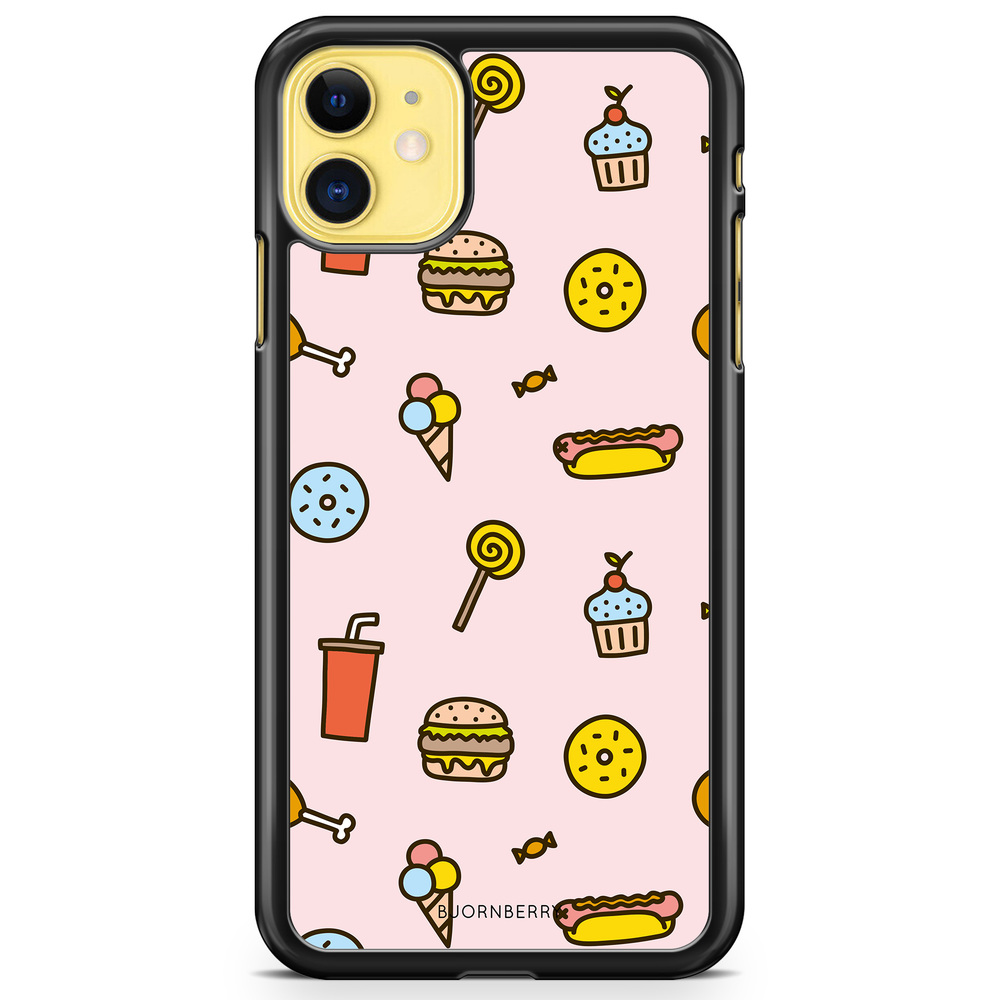 iPhone 11 Case - Junk Food Pattern