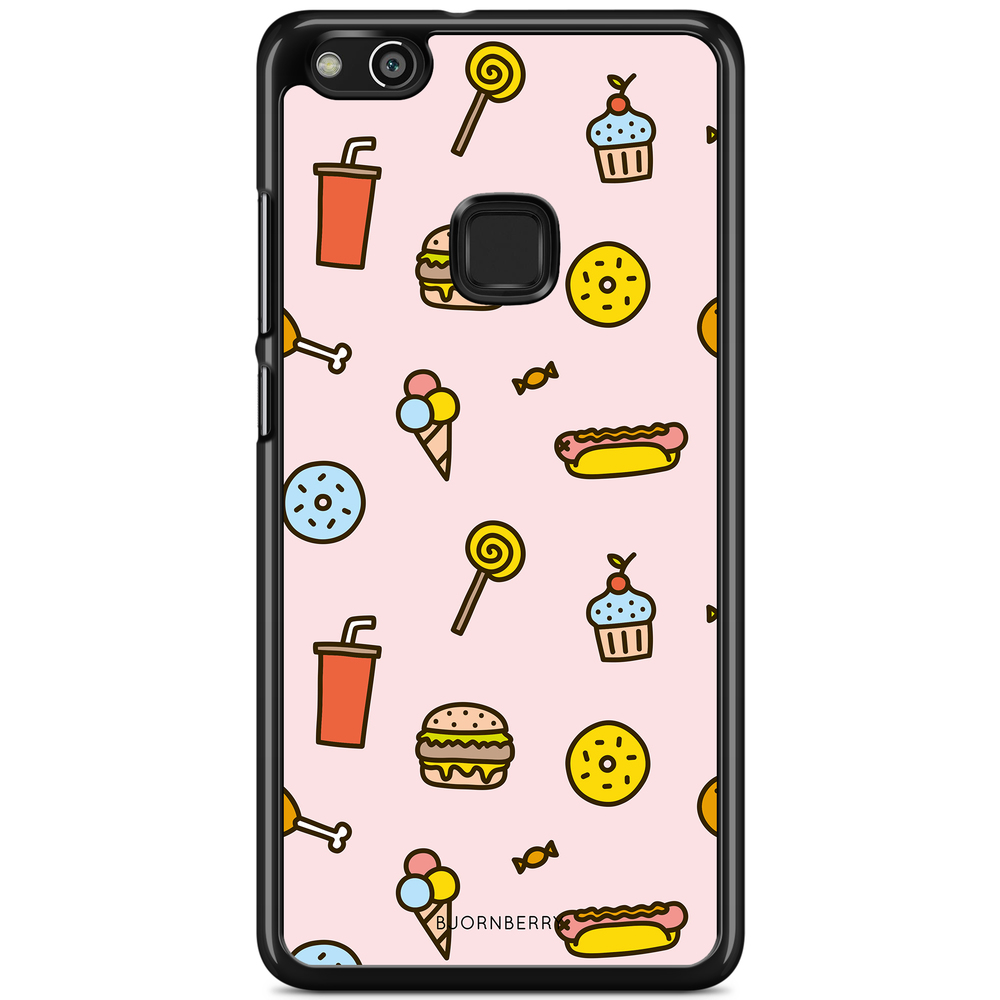 Huawei P10 Lite Case - Junk Food Pattern