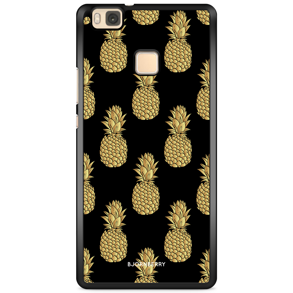 Huawei P9 Lite Case - Gold Pineapples