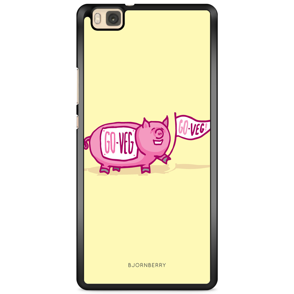 Huawei P8 Lite Case - Pink Pig